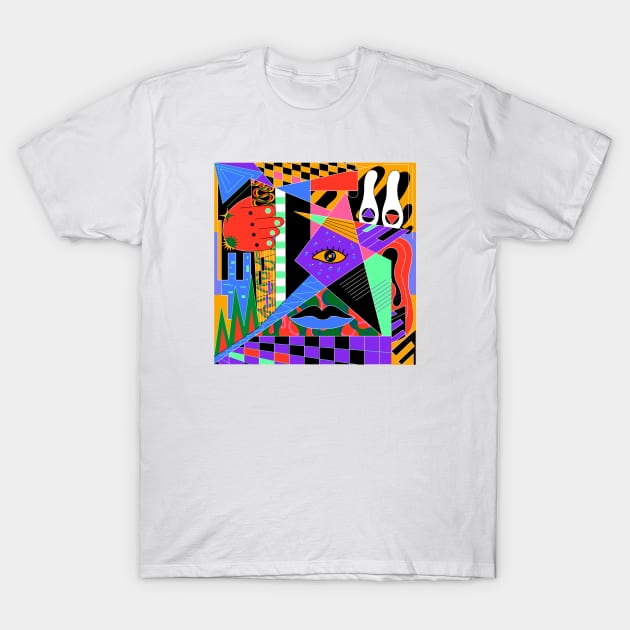 Insecure but talented | Abstract T-Shirt by Zee Imagi